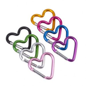 Mousqueton en aluminium portable 10 couleurs, clips de sac à dos, porte-clés, boucle d'escalade, laisse pour chien, support de bouteille d'eau - Product Image 4