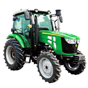 4WD Mini Tractor Agricultura Granja Tractor 50HP Tractor compacto con cargador frontal y retroexcavadora - Product Image 3