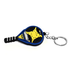 مخصصة عالية الجودة شعار مخصص Carabiner كرة التنس نموذج المفاتيح مطرز الشاطئ المطاط Padel الافضل - Product Image 5
