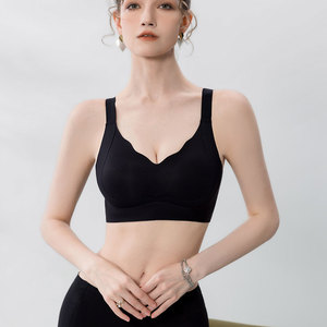 A Bra Without Underwire, Seamless Design, Providing Ample Support for Larger Busts While Maintaining a Sleek and BRA