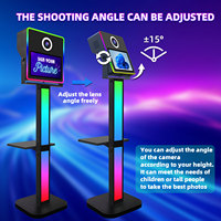 Nouvelle Machine Photobooth DSLR 2026 Compatible avec Imprimante et Appareil Photo, Écran Tactile 15,6 Pouces pour Mariages et Événements