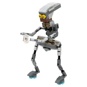 Goldmoc - Conjunto de robôs de plástico para guerre, modelo clone de brinquedo, tijolos de guerra MOC-148119 360 Droid, modelo de blocos de construção, modelo de estrela, modelo de ouro