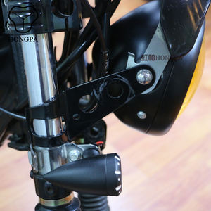 Visière d'instrument de pare-brise rétro de <span class=keywords><strong>moto</strong></span> de 5-7 pouces adaptée au phare rond <span class=keywords><strong>Triumph</strong></span> T100 - Product Image 4