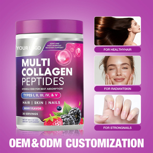 Proteína de Suero de Leche al por Mayor de Marca Privada, Bebida de Colágeno en Polvo de Pescado y Res, Apoyo para la Piel, Cabello y Uñas, Suplemento de Colágeno - Product Image 2