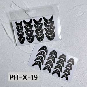 Nouvel arrivage : Pochoirs réutilisables pour ongles, autocollants aérographe en forme de V pour la peinture à la pulvérisation des ongles français - Product Image 6
