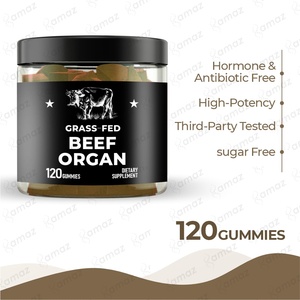 Amaz OEM Healthife Supplément pour femmes Foie de boeuf Cœur Rein Pancréas Rate Alimentation en herbe Organes de boeuf Gommes - Product Image 2