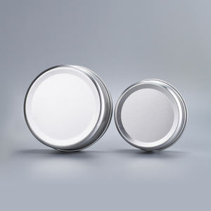 Vente en gros <span class=keywords><strong>prix</strong></span> d'usine récipient de stockage en métal personnalisé 10g 50g 200g 500g argent aluminium pot cosmétique en étain pour crème baume à lèvres - Product Image 5