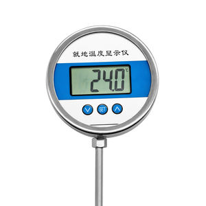 غمد مستشعر الفولاذ المقاوم للصدأ في الموقع ميزان الحرارة الرقمي الصناعي - Product Image 1