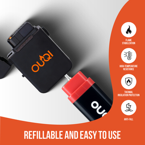 Briquets électriques de luxe en gros pour fumeurs, briquet à flamme jet au butane - Product Image 3