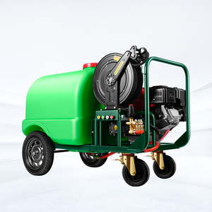 เครื่องฉีดน้ำแรงดันสูง 330 บาร์ 4800PSI สำหรับทำความสะอาดรถยนต์กลางแจ้ง ประหยัดพลังงาน ใช้แรงคนขับเคลื่อน - Product Image 1