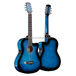 Guitare acoustique pour débutants <span class=keywords><strong>de</strong></span> 39 pouces, fabrication sur mesure par Kabat Factory, finition mate, dos/côtés <span class=keywords><strong>en</strong></span> tilleul coloré, cordes <span class=keywords><strong>en</strong></span> cuivre - Prix <span class=keywords><strong>de</strong></span> gros - Product Image 5