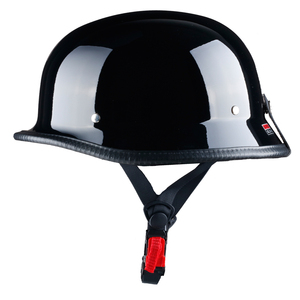 Casque de moto demi-face 2026 avec visière solaire rabattable, visière amovible et boucle à dégagement rapide - Product Image 6