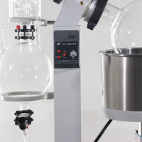 Evaporador Rotatorio Industrial Totalmente Automático con Bomba y Motor, Sistema de Evaporación a Gran Escala de Vidrio de Borosilicato para Líquidos Residuales