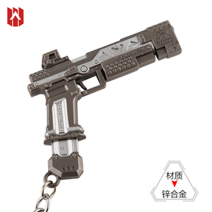 Vente directe d'usine 7cm métal en alliage de Zinc APEXs légendes pistolet modèle porte-clés porte-clés pistolets jouets modèle métal pour Souvenir - Product Image 5