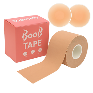 <span class=keywords><strong>Nastro</strong></span> Adesivo Riutilizzabile in Silicone per Sollevamento del <span class=keywords><strong>Seno</strong></span>, <span class=keywords><strong>Nastro</strong></span> per il Corpo in Cotone per Reggiseno Sportivo, per Seni Grandi da Donna - Product Image 1