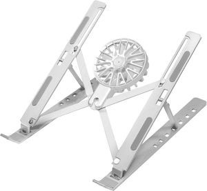 Soporte Ajustable para Tablet PC de 7 Niveles, Aleación de Aluminio con Ventosa Magnética, Diseño Manos Libres, Ventilador de Refrigeración Extraíble para Dispositivos de 4-7 Pulgadas - Product Image 1