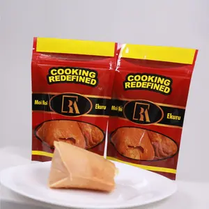 Moi moi pouches easy cooking stand-up steam bag with sustaining the high temperature of boiling water