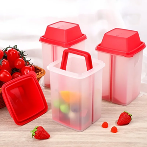BPA Free Multipurpose Reusable <b>Pickle</b> <b>Jar</b> Strainer Flip-Top Lid Leakproof <b>Pickles</b> Container for Kitchen Camping Food Storage Box - Product Image 2