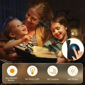 Nouvelle lampe de lecture LED pliable élégante à intensité variable pour la protection des yeux, idéale pour la chambre et le salon - Product Image 5