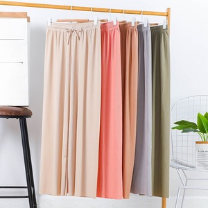 Nouvelle Collection 2025 – <span class=keywords><strong>Pantalon</strong></span> Long Décontracté Femme Taille Haute Ample Jambe <span class=keywords><strong>Large</strong></span> en <span class=keywords><strong>Soie</strong></span> Glacée pour l'Été - Product Image 6