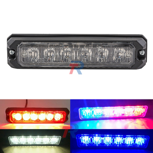 R65 E9 CE UKCA FCC IP65 Approuvé 6W <span class=keywords><strong>5</strong></span> Pouces <span class=keywords><strong>Feux</strong></span> Stroboscopiques Rectangulaires à LED pour Voiture Nouveau Lampe de Montage en Surface pour Éclairage Automobile - Product Image 4
