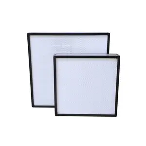 High Efficiency Filter Fiberglass Material 99.99% Clean Efficiency HEPA Filter Without Partition For Cleanroom Equipment