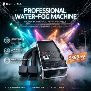 เครื่องพ่น<span class=keywords><strong>หมอก</strong></span>ควันแบบหลอดคู่ 3000W พร้อมรีโมท DMX สำหรับงานเวที ปาร์ตี้ งานแต่งงาน และงานอีเว้นท์ - Product Image 2