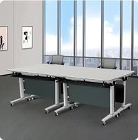 Bureau d'étude ergonomique mobile, réglable en hauteur, pliable, avec roulettes, pour bureau à domicile et espace de travail collaboratif