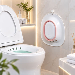 Bidé Portátil con Diseño de Baño de Asiento y Rociador para Higiene Personal en el Hogar - Product Image 4