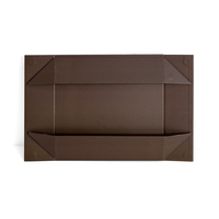 Nouvelle conception de logo personnalisé, emballage en carton magnétique en papier, boîte cadeau rigide pliable de luxe avec aimant