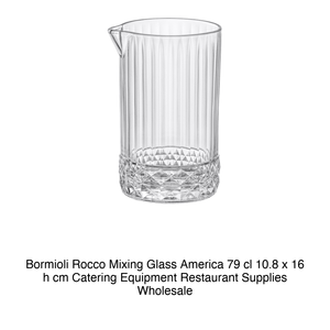 แก้วผสมเครื่องดื่ม Bormioli Rocco รุ่น America 79 cl 10.8 x 16 h ซม. อุปกรณ์จัดเลี้ยง อุปกรณ์ร้านอาหาร ขายส่ง - Product Image 2