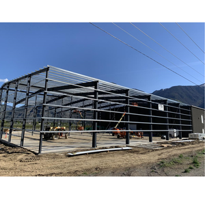 อาคารสำเร็จรูป / <span class=keywords><strong>บ้าน</strong></span>สำเร็จรูป / โกดังโครงสร้างเหล็กสำเร็จรูปสำหรับอุตสาหกรรมก่อสร้าง - Product Image 1