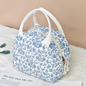 Premium Fashion Lunch Tote Bag Large Capacity Portable Insulated Box Carrier Handle Reusable Polyester Bag for Office School - Product Image 3