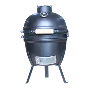 Auplex Kamado 13 "Chine Grilles de barbecue d'extérieur en céramique Kamado Grill BBQ Four Tandoor