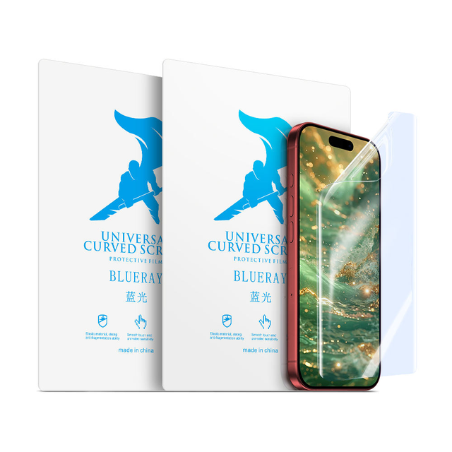 Customize 180*120 TPU Hydrogel Screen Film for Phone Multicolored Clear Matte Blue Light Privacy Film Compression Repair