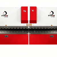 Presse plieuse CNC électrohydraulique à double liaison de haute précision 12000KN avec système DELEM DA53T pour le pliage des métaux