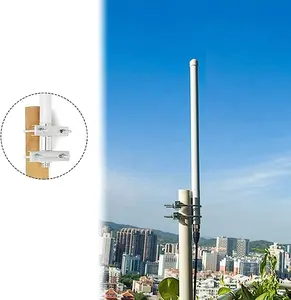 Antena de fibra de vidrio WiFi al aire libre montaje en poste omnidireccional 5dbi ganancia IP67 Antena de fibra de vidrio impermeable 2,4 GHz