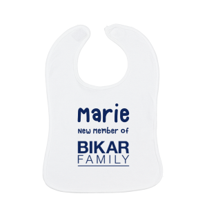 Bavaglino personalizzato per neonati con logo + nome del bambino - Product Image 2