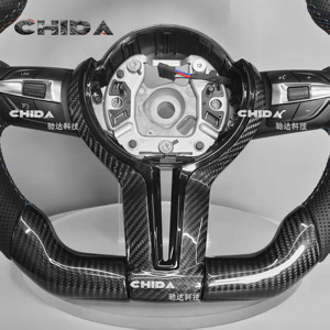 พวงมาลัยคาร์บอนไฟเบอร์สำหรับรถบีเอ็มดับเบิลยู เหมาะสำหรับรถยนต์เกียร์ธรรมดา รุ่น F20 F21 F52 F40 F22 F23 F44 F45 F46 F11 F10 F30 X1 X2 X3 <span class=keywords><strong>E90</strong></span> - Product Image 5