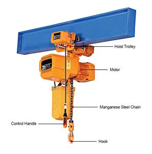 Harga <span class=keywords><strong>Hoist</strong></span> Kecil 1000kg 2000kg 3000kg <span class=keywords><strong>Hoist</strong></span> Rantai Listrik Satu Fasa - Product Image 4
