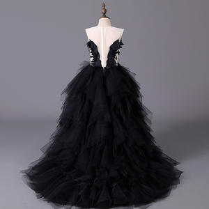 2-12 años <span class=keywords><strong>Boutique</strong></span> Vestido para niños Niñas Bright Puffy Swan Girl Trailing Catwalk Competition - Product Image 4