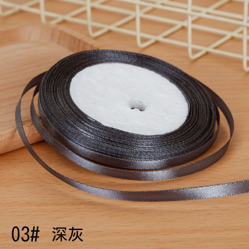 Hambroline 6mm Wide DIY Jewelry Accessories Ribbon Headband and Gift Box Packaging Satin Lanyards for Valentine's Day Image 5