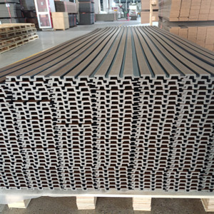 Revestimiento de pared WPC coextrusión resistente a los rayos UV Paneles de gran pared Materiales de revestimiento de paredes exteriores - Product Image 3