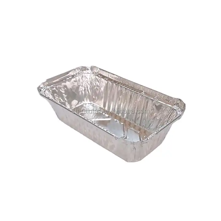 850ml Disposable Rectangle Aluminum Foil Pan, Aluminum Foil Bread
