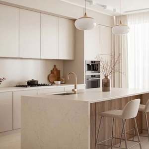 Gabinetes de Cocina Blancos Mate Completos de Diseño Moderno a Precio de Fábrica, Juego de Gabinetes de Cocina Personalizados de Alta Calidad - Product Image 4