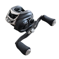 Moulinets de pêche à lancer de haute qualité 20/30/40, 6.3:1, 18BB, corps en carbone, bobine en alliage, pour gaucher, pêche en rivière, lac, ruisseau, durable