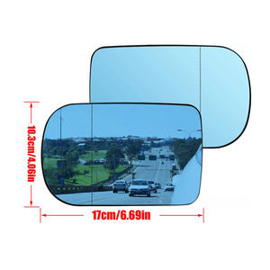 Espejo retrovisor para BMW Serie 5 E39, lado izquierdo con calefacción, 17x10.3x1.5cm, pieza FP009 FP010 - Product Image 4