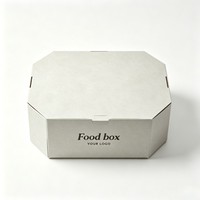 Boîte à sushi de luxe de qualité alimentaire, boîte en carton recyclable, boîte pliable pour poulet frit à emporter avec séparateurs
