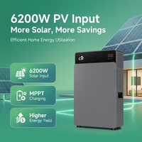 Système de batterie solaire hybride tout-en-un pour résidentiel, 4 kW de puissance, 8 kWh LiFePO4, protection intelligente BMS, montage mural, appareils électroménagers