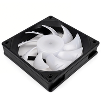 Ventilateur de refroidissement RGB 120 mm en gros, ventilateur silencieux 4 broches pour boîtier d'ordinateur avec dissipateur thermique arc-en-ciel, radiateur de refroidissement CPU personnalisé pour PC de bureau